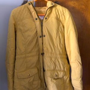 Mossimo jacket- size large- color- mustard